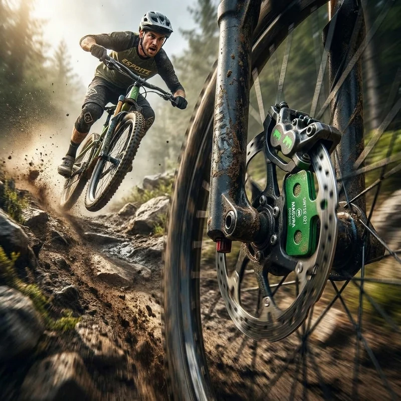 Scheibenbremsbelag Sinter 021 Magura organisch, MTB Race, grün, Set, in Dose
