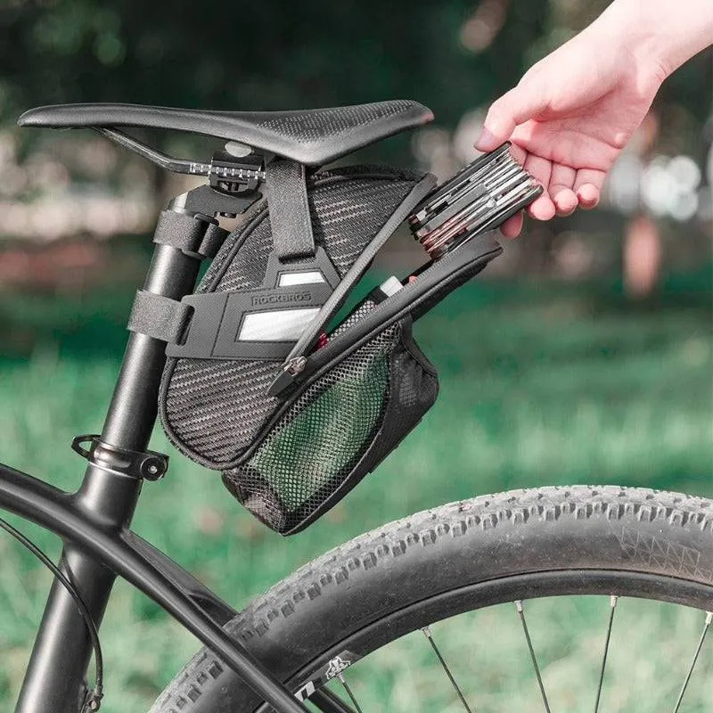 ROCKBROS wasserdichte Satteltasche mit Flaschenhalter für MTB Rennrad
