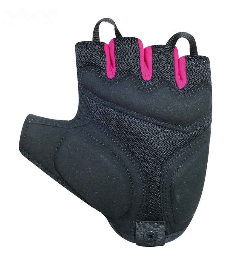CHIBA Lady Gel Premium III - Radhandschuhe Damen L schwarz/pink, Gelpolster & atmungsaktiv