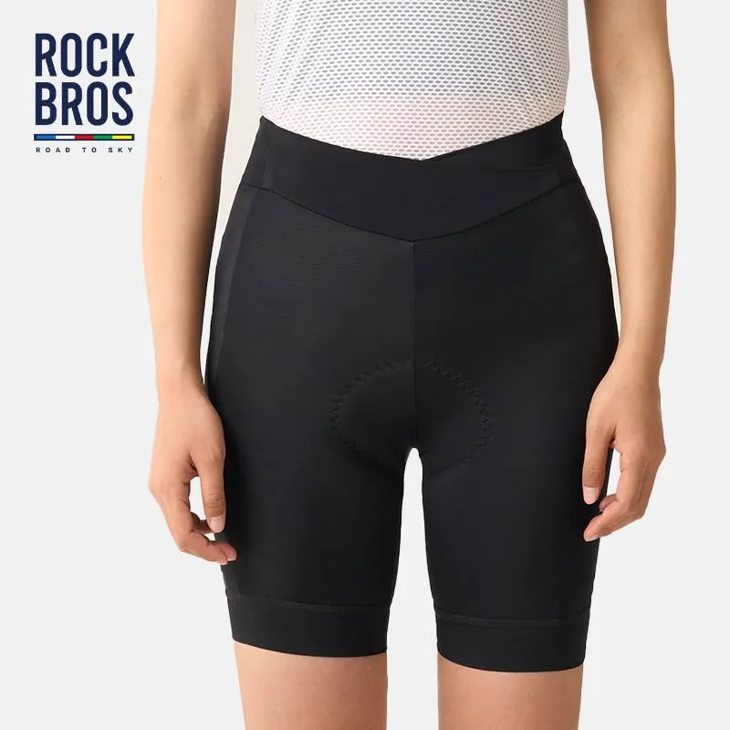ROAD TO SKY Damen Fahrradhose schnell trocknend Radlerhose 4D Sitzpolster