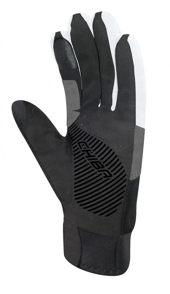 CHIBA Softshell Finger - Radhandschuhe pink/weiß, Größe 6,5, winddicht & atmungsaktiv