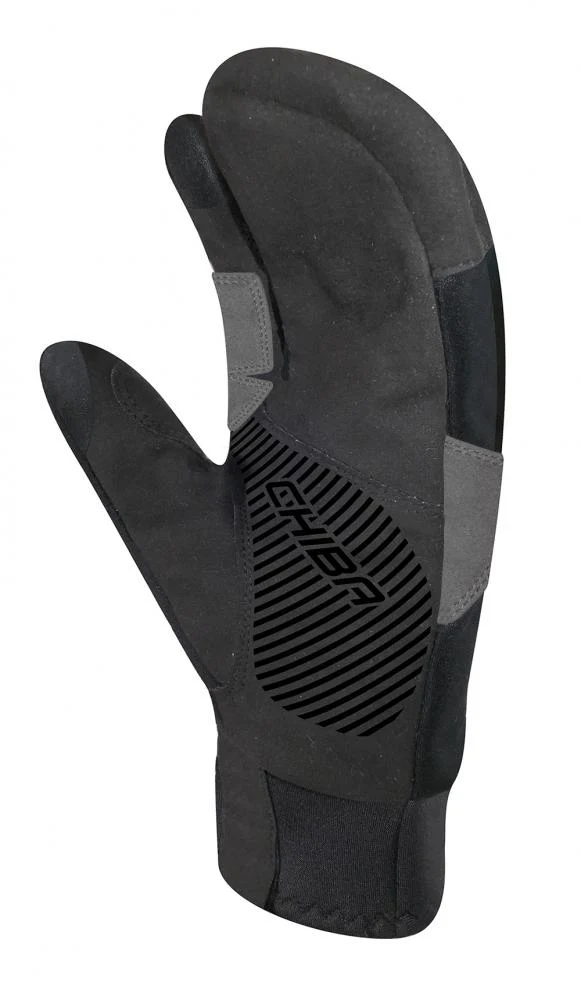CHIBA Softshell Trigger - winddichte Lobster-Radhandschuhe mit Touchfunktion, Größe 7,5
