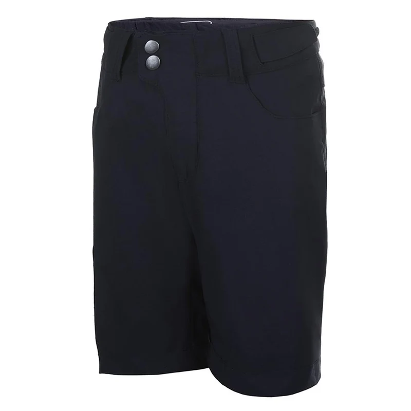 CHIBA Baggy Pants Kids - Radhose mit Innenhose, XS, schwarz, elastisch