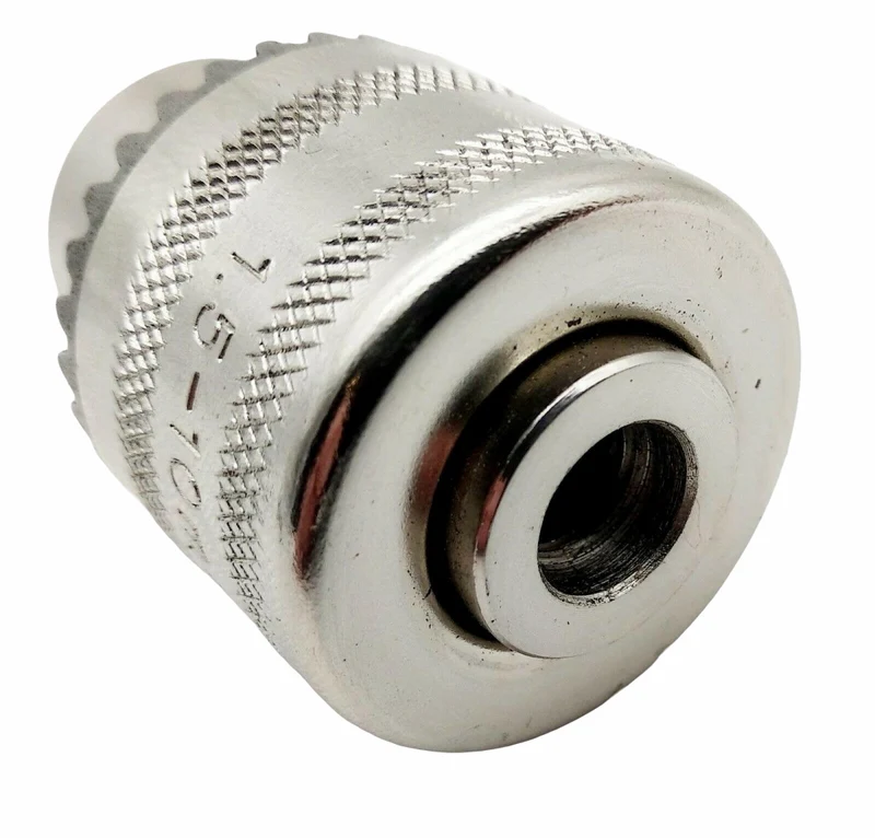 Profi Zahnkranz Metall Bohrfutter 1,5 - 10mm, 3/8 x 24 UNF Gewinde, + Schlüssel