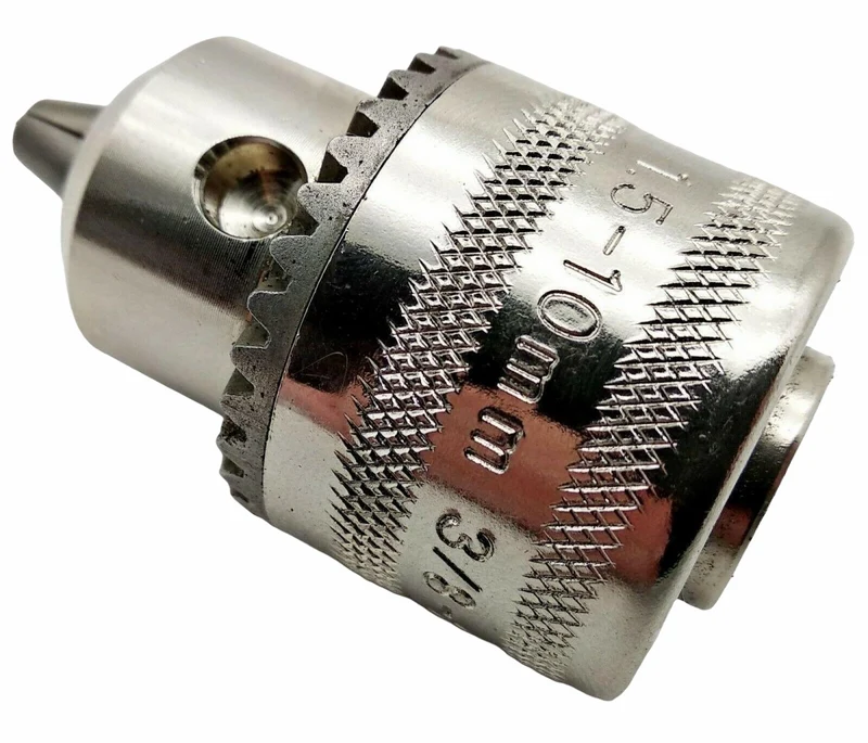 Profi Zahnkranz Metall Bohrfutter 1,5 - 10mm, 3/8 x 24 UNF Gewinde, + Schlüssel
