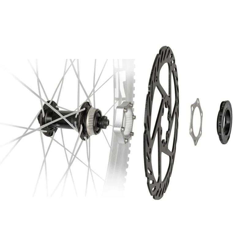 Messingschlager Centerlock Adapter ADA DB CL M-WAVE für Scheibenbremsen schwarz