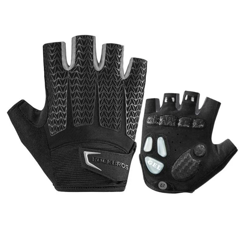 ROCKBROS Fahrrad Handschuhe Damen Herren Halbfinger Fahrradhandschuhe