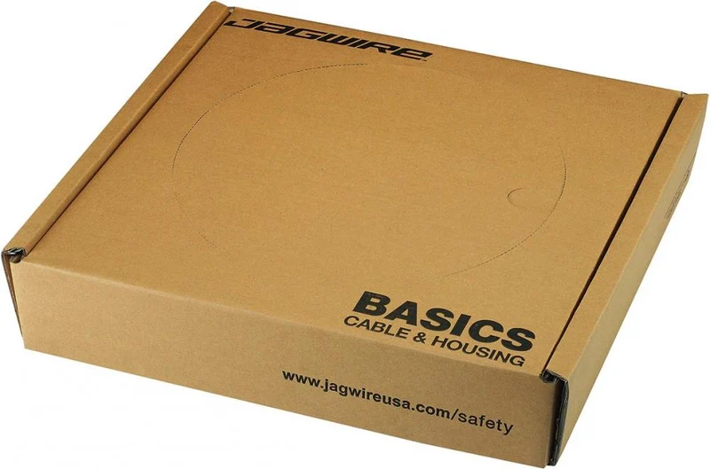Jagwire Schaltzugaußenhülle LEX 50 m 4 mm x 200 m Schwarz - langlebige Werkstattrolle