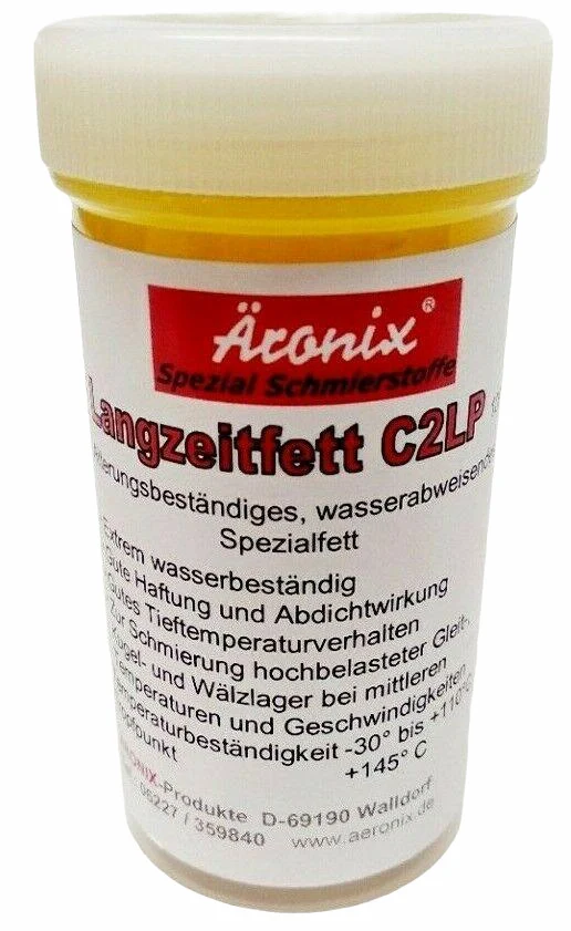 (109€/1Kg) 100g Äronix 7710 Calcium Langzeitfett Fett EP2 Maschinen,Winkelschleifer Getriebe, Wälzlager Lager Kugellager, -30° bis +120°C