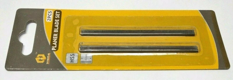 1 Paar Kraftfeld HSS Hobelmesser 82 mm Elektrohobel Ersatzmesser Hobel Wendemesser Messer