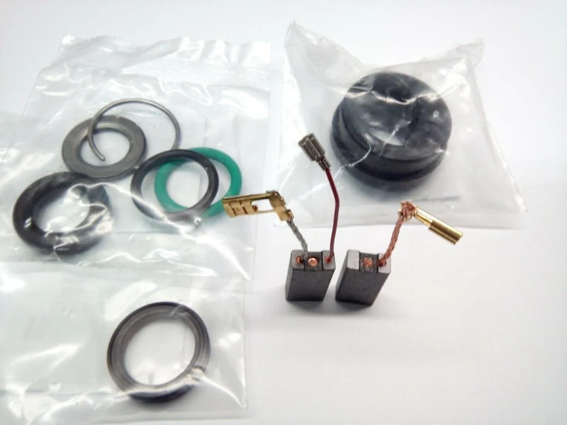 Bosch GBH 5-40 DE Wartung Reparatur Set Kohlen Schutzkappe Dichtungen Scheibe Öl