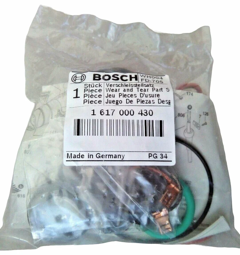 Bosch GBH 5-40 DE Service Pack + Öl Verschleißteil Satz Wartung Reparatur Set