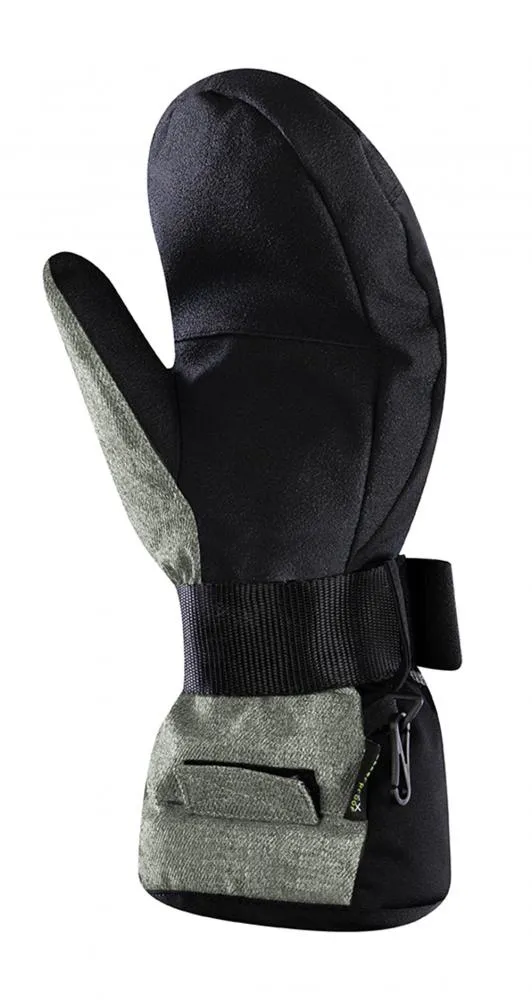 CHIBA Board Mitten - wasserdichte Radhandschuhe olive/gold, Größe 11