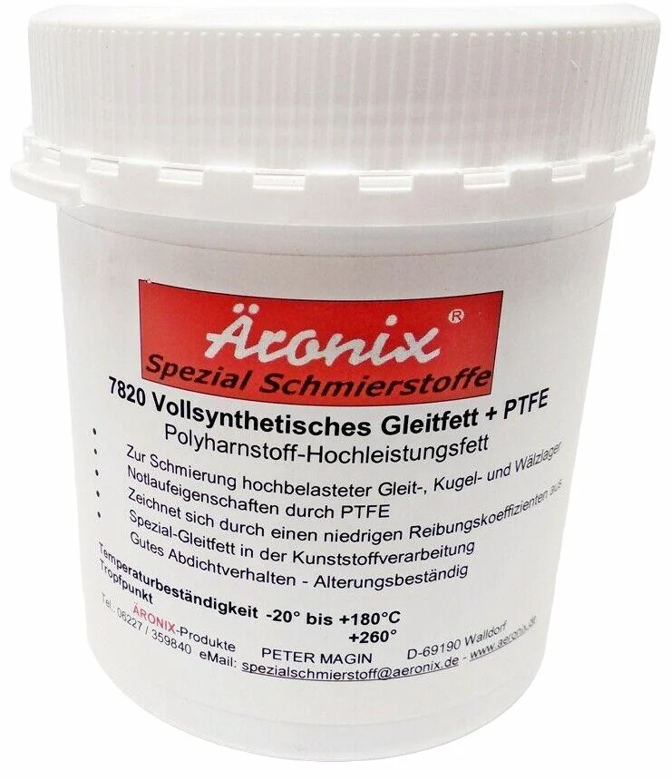 (89€/Kg) 500g Äronix 7820 Polyharnstoff + PTFE Hochleistungs Lager Fett synthetisch