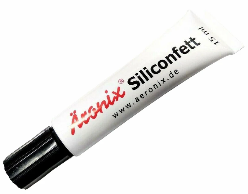 (750€/1L) 15ml Äronix 5561 Silikonfett -40+200°C Siliconfett Silikon Paste Fett Tube