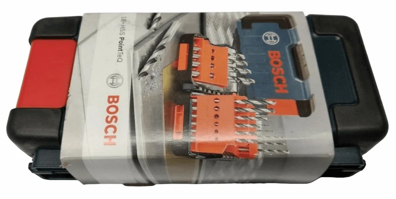 Bosch blau HSS Metallbohrer Set 18-teilig Toughbox 1-10 mm Spiral Bohrer DIN 338