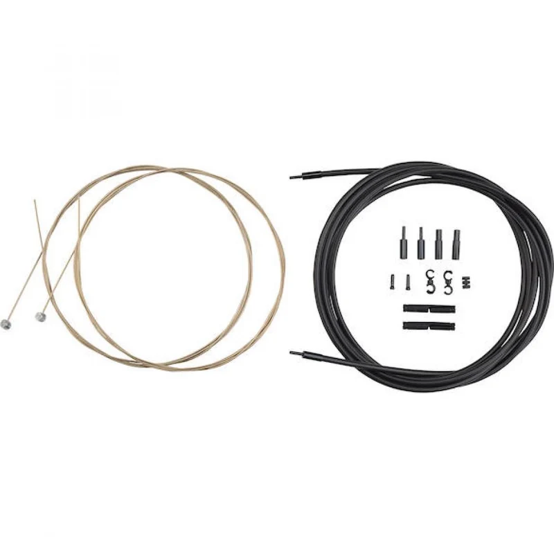 Jagwire Bremszugset Mountain Pro [Standardlänge 3000 mm] Schwarz - präzise MTB-Bremskontrolle