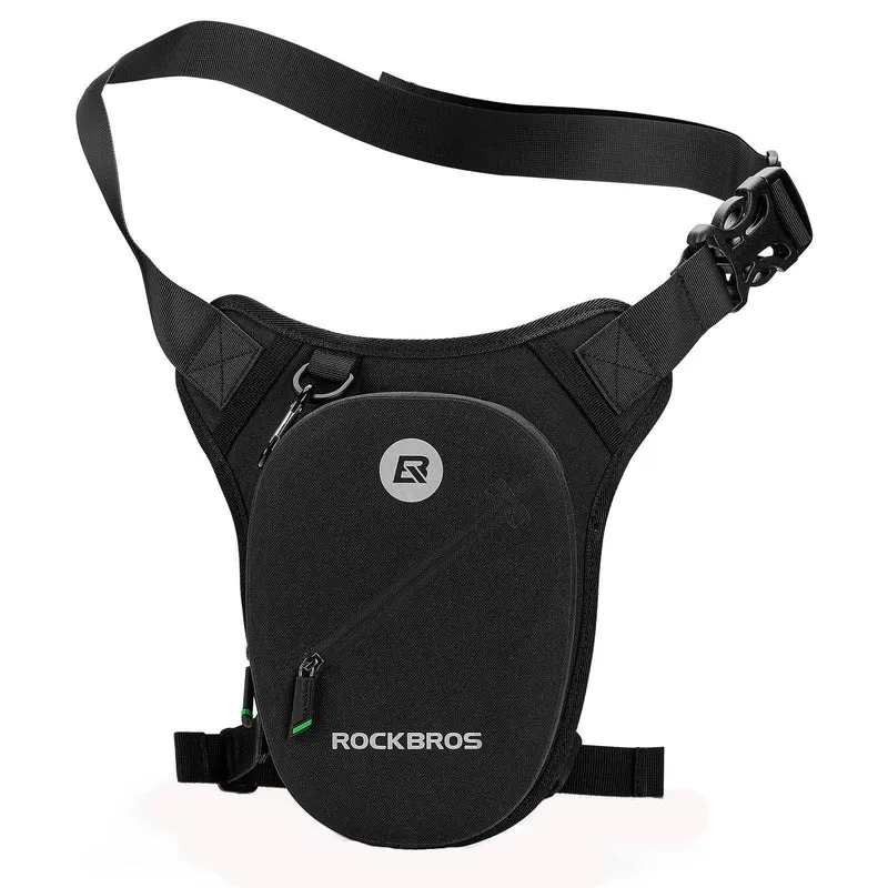 ROCKBROS Wasserdichte Beintasche für Motorrad Damen/Herren Schwarz