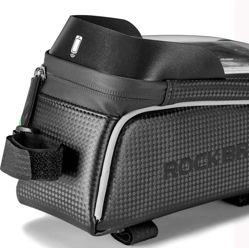 ROCKBROS Fahrrad Oberrohrtasche 6,5 Zoll Touchscreen Wasserdicht