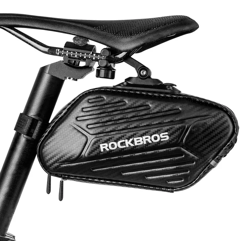 ROCKBROS Fahrrad Satteltasche für MTB/Rennrad/Faltrad Wasserdicht Schwarz