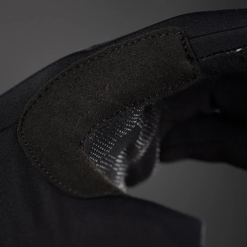 CHIBA Overflap Light - Radhandschuhe L hellgrau, wind- & wasserdicht, Thermofleece, Touchfinger