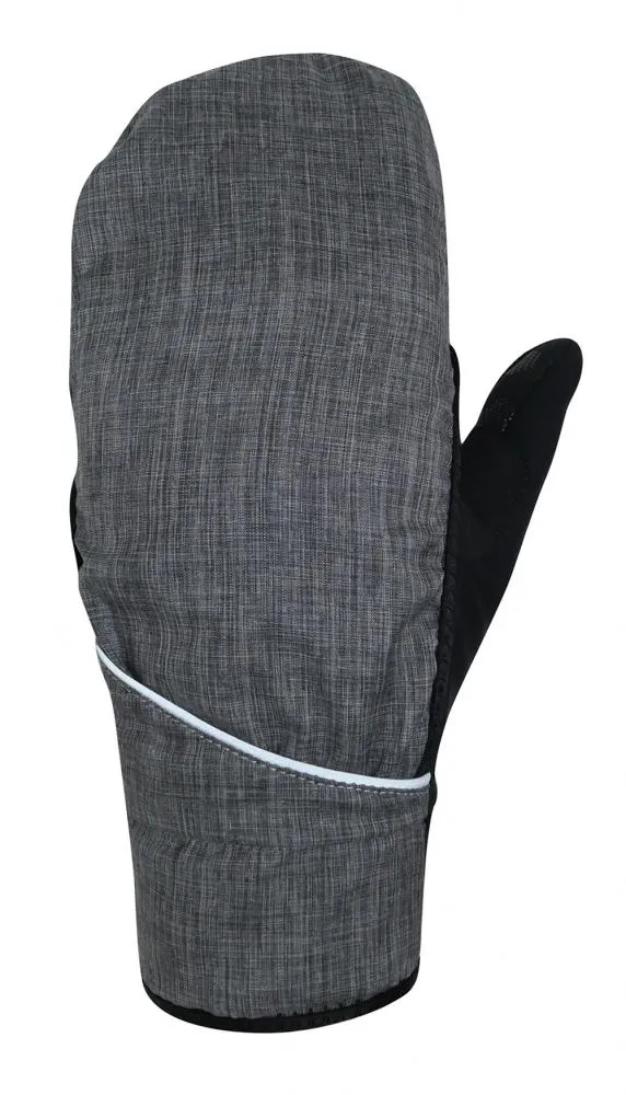 CHIBA Overflap Light - Radhandschuhe L hellgrau, wind- & wasserdicht, Thermofleece, Touchfinger