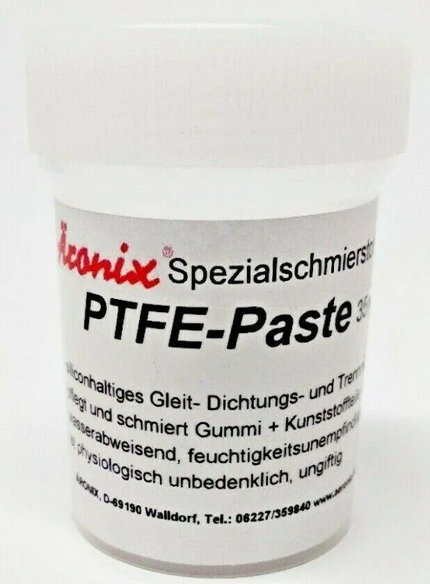 (420€/1l) 35ml Äronix PTFE Paste 6900 STT Spezial Fett Gummi Kunststoff ungiftig -40 °C bis +200°C