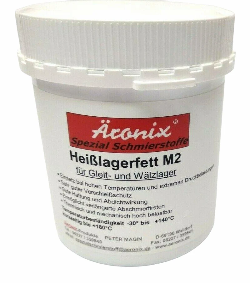 (48€/Kg) 500g Äronix 7732 Heißlagerfett M2 Radlager Profi Fett Kugellager Lager -30 bis +140°C NLGI 2