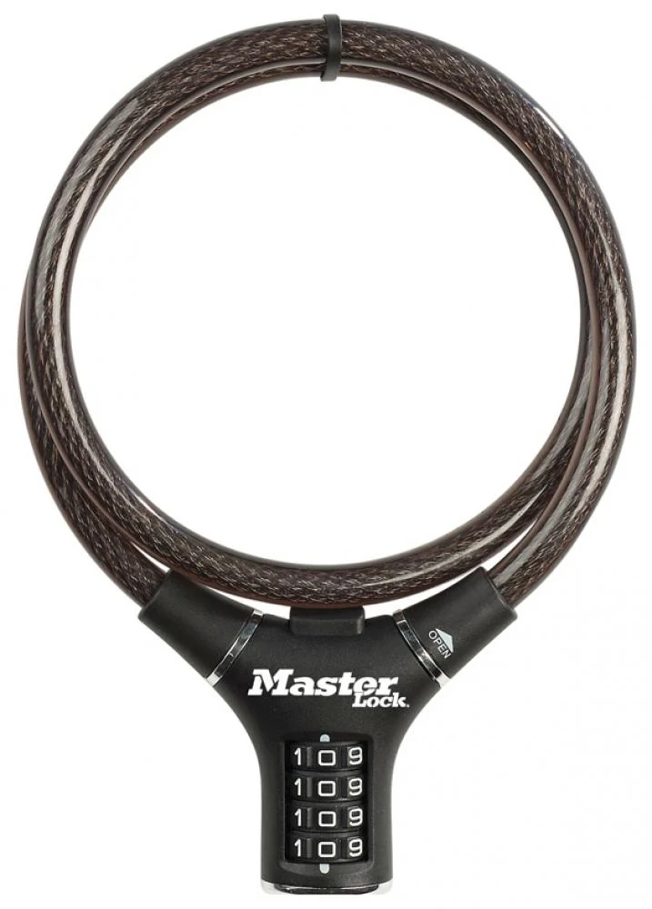 Master Lock Kabelschloss 8229 12x900 mm schwarz