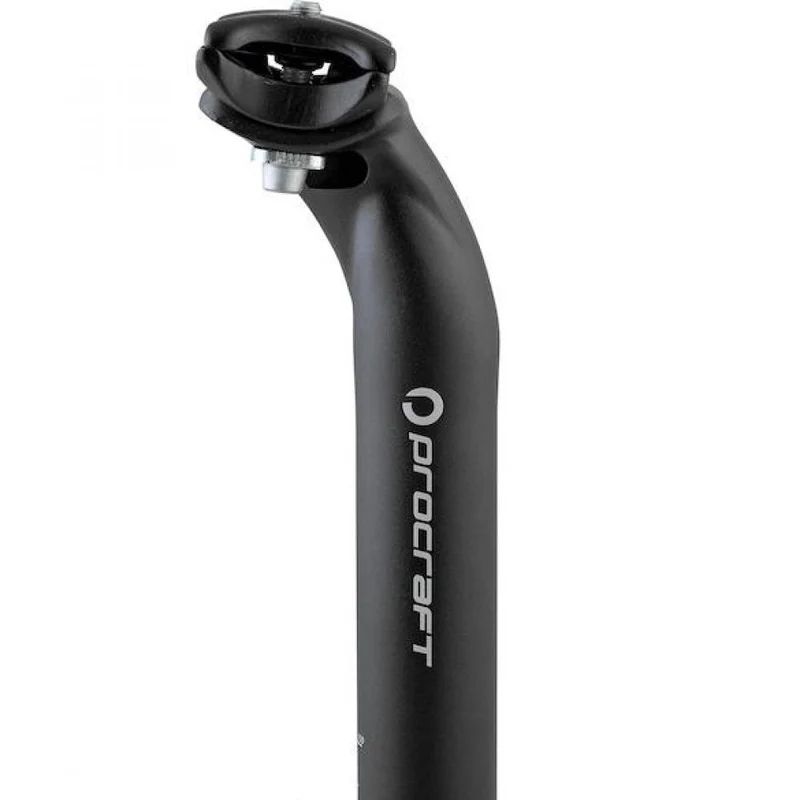 Procraft Sattelstütze Classic 2-Bolt Ø 30,9 x 400 mm Schwarz - 7075 Aluminium, robust & präzise