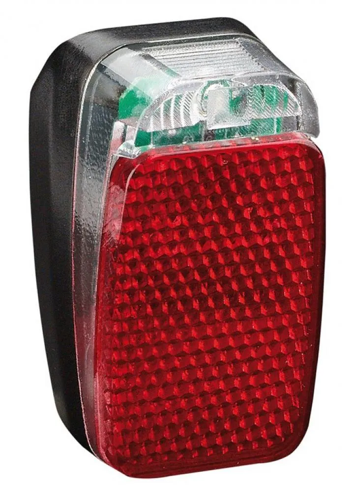 Büchel Z-Fire Mini LED-Rücklicht mit integriertem Z-Reflektor, Schutzblechmontage, Dynamo-betrieben, StVZO-zugelassen