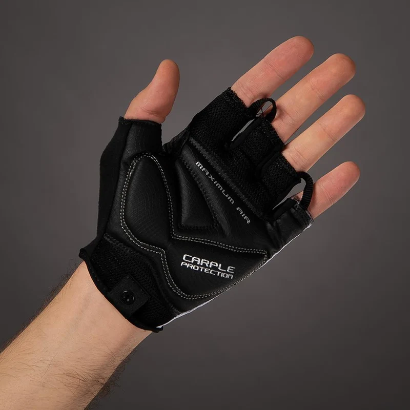 CHIBA Cool Air - Radhandschuhe XS weiß, atmungsaktiv mit Gelpolsterung