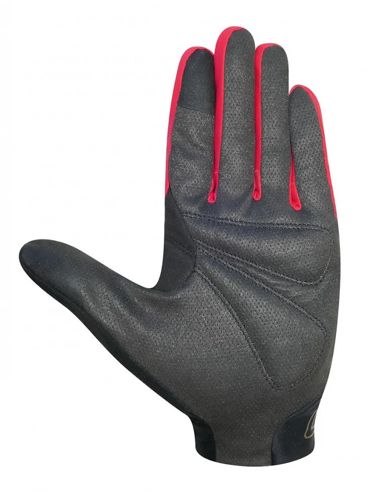 CHIBA Infinity - Radhandschuhe schwarz/rot, leicht & atmungsaktiv, Größe L