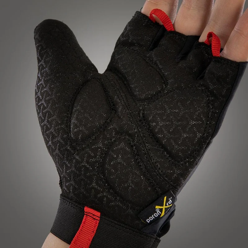 CHIBA Argon II - Radhandschuhe XXL schwarz mit Gelpolsterung und Belüftung