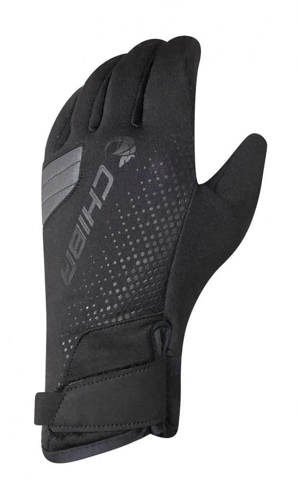 CHIBA BioXCell Warm Winter - wasserdichte Winter-Radhandschuhe schwarz S