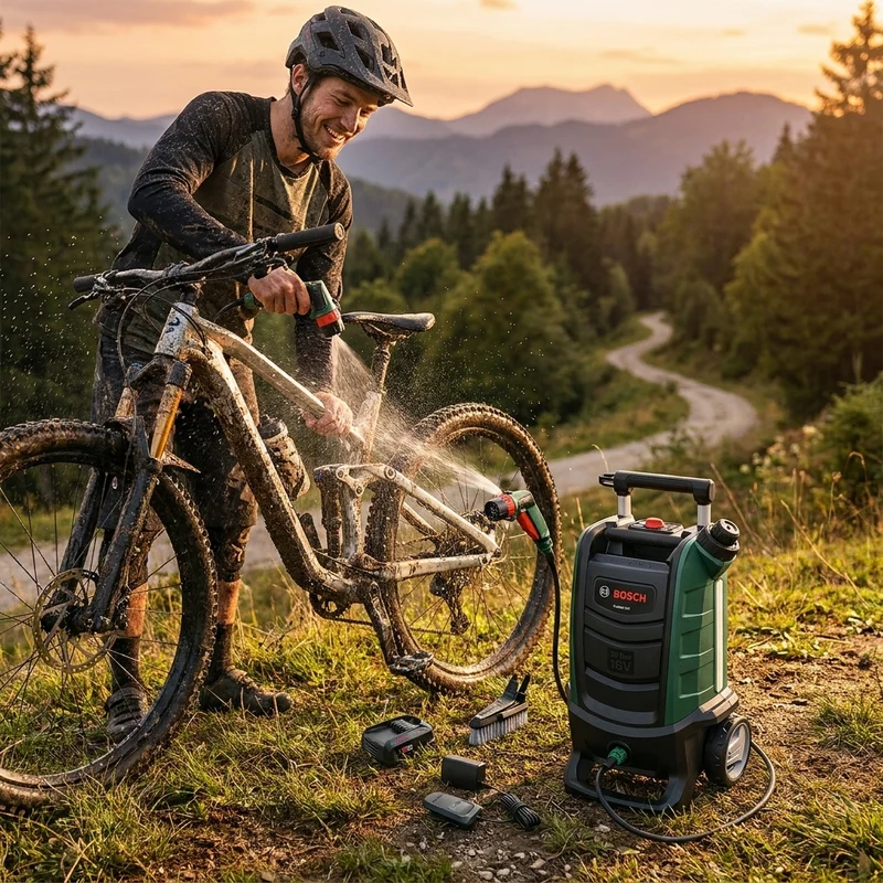 Bosch Akku-Outdoor Cleaner Fontus II 18V 2,5Ah 15L - mobiler Reiniger für unterwegs