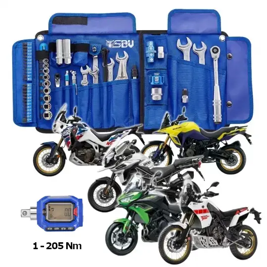 SBV Tools Motorcycle Tool Kit For Japanese / Triumph / Royal Enfield Pro Pack