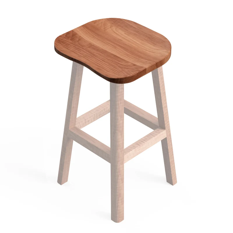Flat Stool Seat 3D Model