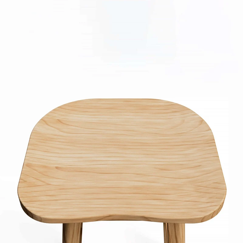 Flat Stool Seat 3D Model
