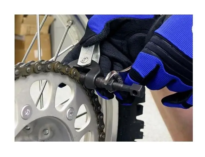 Motion Pro Motorcycle Chain Breaker With Folding Handle