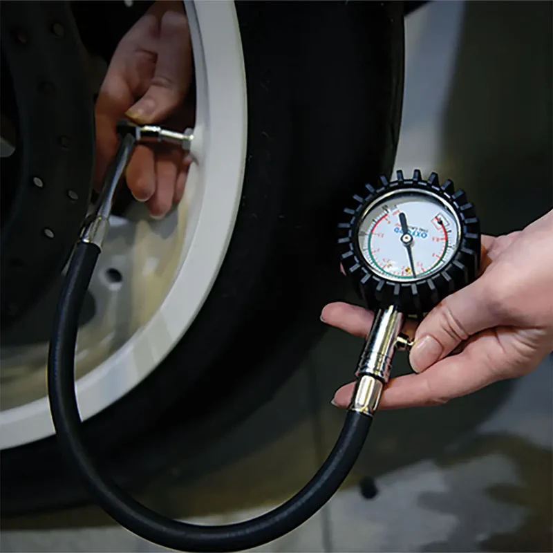Oxford Dial Motorcycle Tire Pressure Gauge