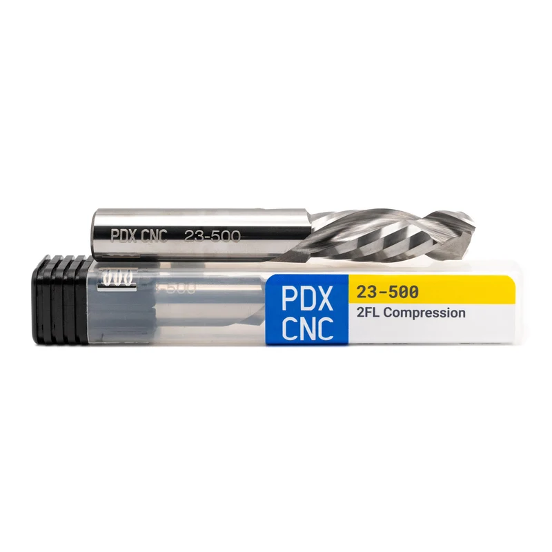 23-500 – 1/2 x 1.5" - Compression Spiral 2 Flute Carbide End Mill
