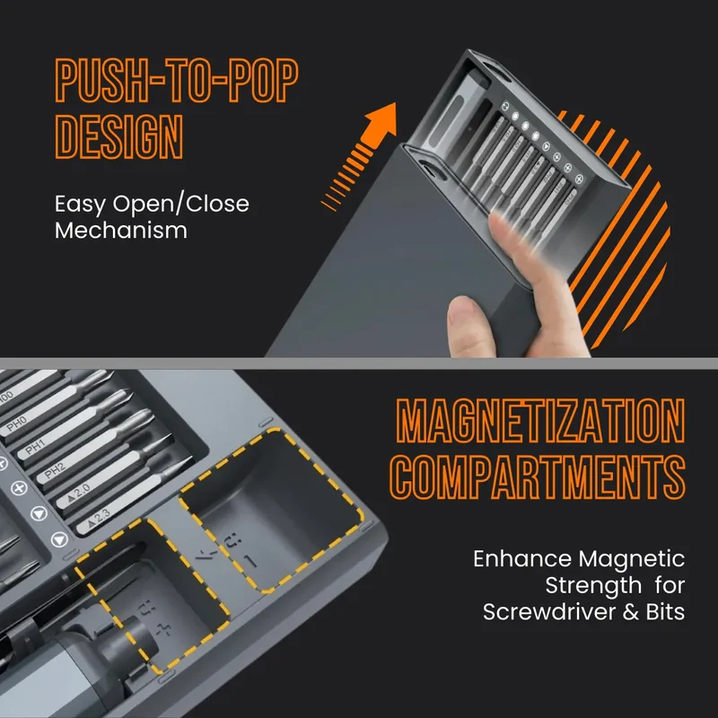 The Almighty Screwdriver™ Precision Electric Set 68 in 1
