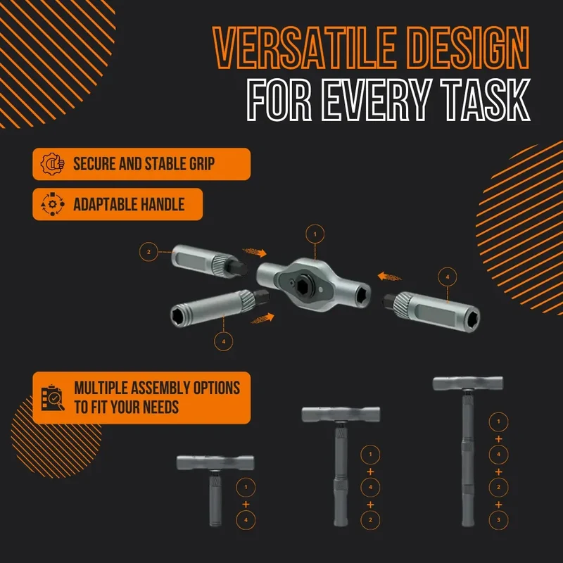 The Almighty Ratchet Wrench™ Set 24 in 1