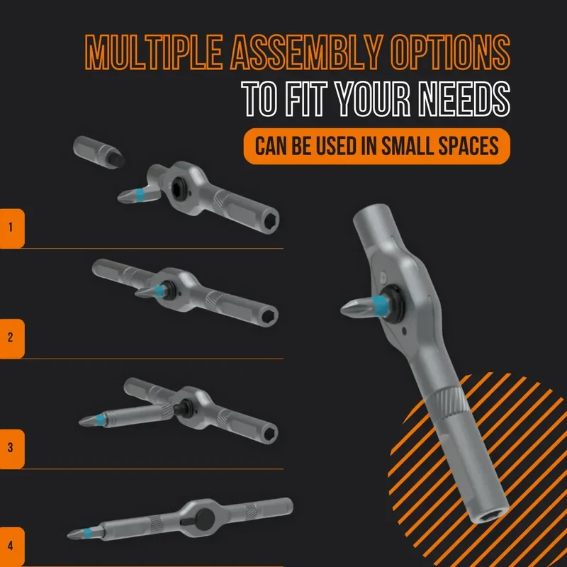 The Almighty Ratchet Wrench™ Set 24 in 1
