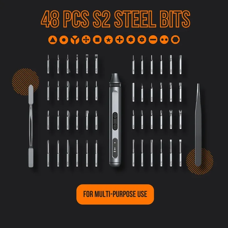 The Almighty Precision Electric Screwdriver 52 in 1™