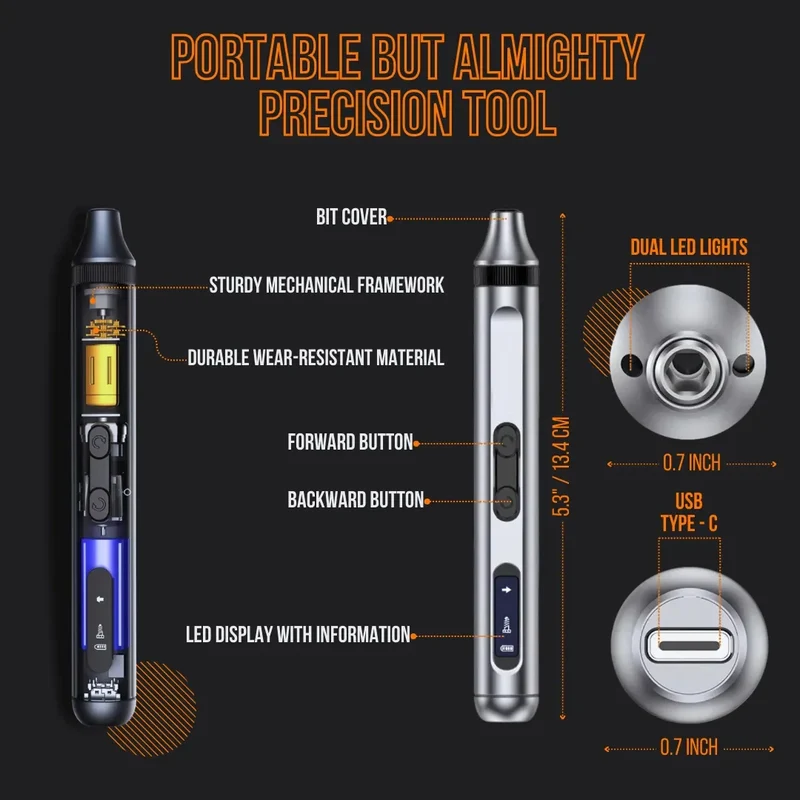 The Almighty Precision Electric Screwdriver 52 in 1™
