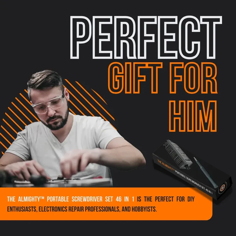 The Almighty Screwdriver Portable Set 46 in 1™