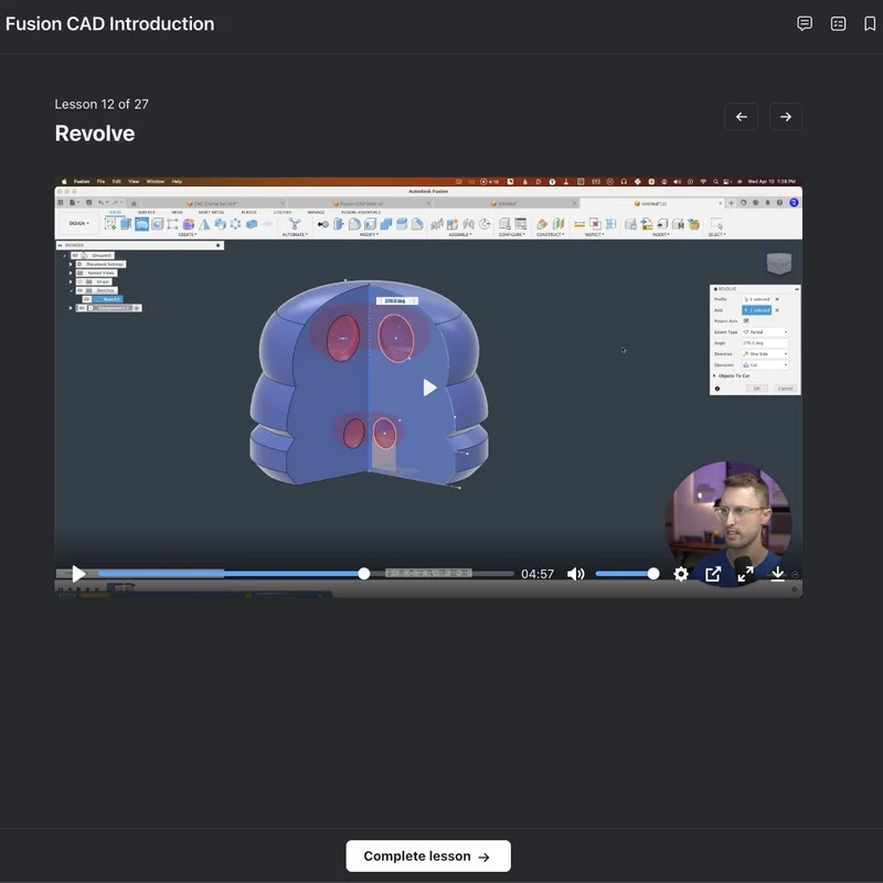 Fusion CAD Introduction Training
