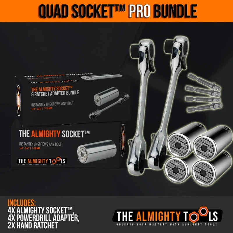 The Almighty QUAD Socket PRO Bundle™